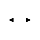 Símbolo de rotación en dos direcciones