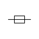 Símbolo de guia ondas rectangular