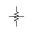 Símbolo del atenuador eléctrico