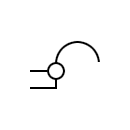 Simbolo del auricular monoaural