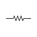 Símbolo de la resistencia o resistor. Sistema NEMA