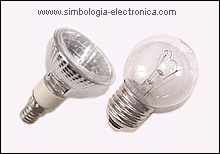 Bombilla alógena E14 y tungsteno E27