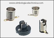 Portalámparas, zócalos de bombillas