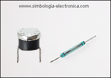Termostato y relé de laminas reed