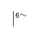 Símbolo 6 devanados interconectados
