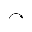 Símbolo de movimiento circular unidireccional