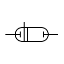 Símbolo de lámpara de flash Xenón