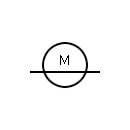 Símbolo del motor lineal