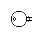 Símbolo del sincro receptor