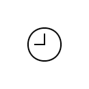 Símbolo del reloj eléctrico