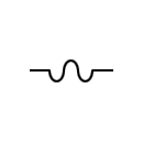 Símbolo de guia ondas flexible