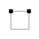 Símbolo de la representación del sonido estereofónico