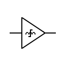 Símbolo de amplificador magnético
