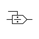 Símbolo del circuito divisor