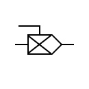 Símbolo del circuito multiplicador