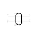 Símbolo de conductores dentro de un cable