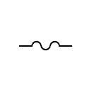Símbolo de cable flexible