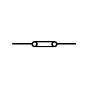 Símbolo de enlace de conexión cerrado