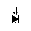 Símbolo del diodo magnético