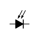 Photodiode Símbolos 