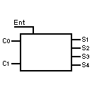 Símbolo del descodificador 1 a 4