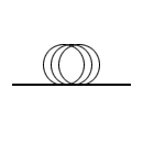Símbolo de cable de fibra óptica