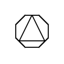 Símbolo de concentrador óptico primario