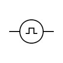 Símbolo del generador de impulsos
