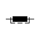 Símbolo del inductor blindado