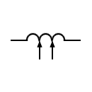 Símbolo del inductor variable por pasos