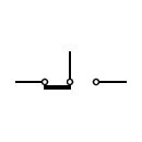 Símbolo del conmutador deslizante SDPT