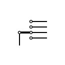 Símbolo del conmutador múltipl