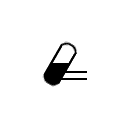 Símbolo del Interruptor de mercurio cerrado