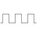 Símbolo de pulsos rectangulares