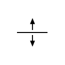 Símbolo ajuste línea base