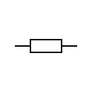 Símbolo de la resistencia eléctrica, Sistema IEC