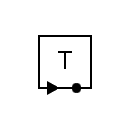 Símbolo del receptor telegráfico
