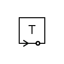 Símbolo del receptor telegráfico