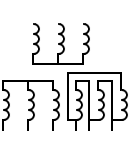 Transformador trifásico con conexión estrella delta