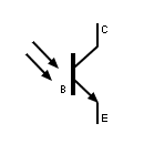 Símbolo del fototransistor