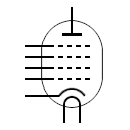 Símbolo de la válvula hexodo