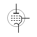 Símbolo de la válvula electrónica pentodo